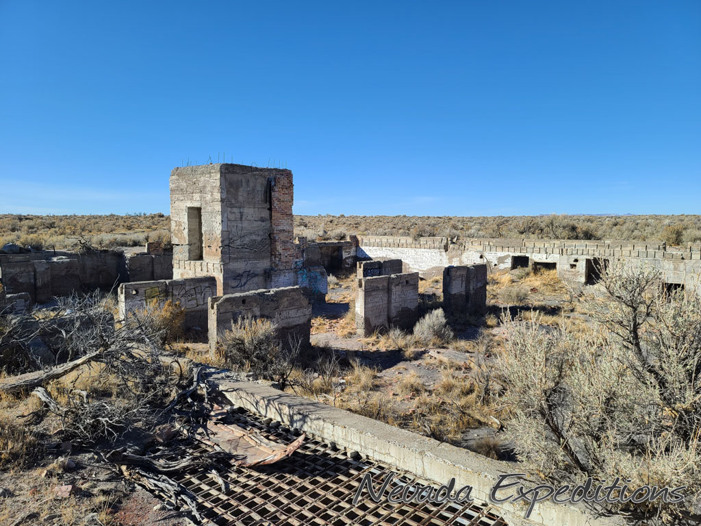 Metropolis Ghost Town Located Northwest Wells Nevada